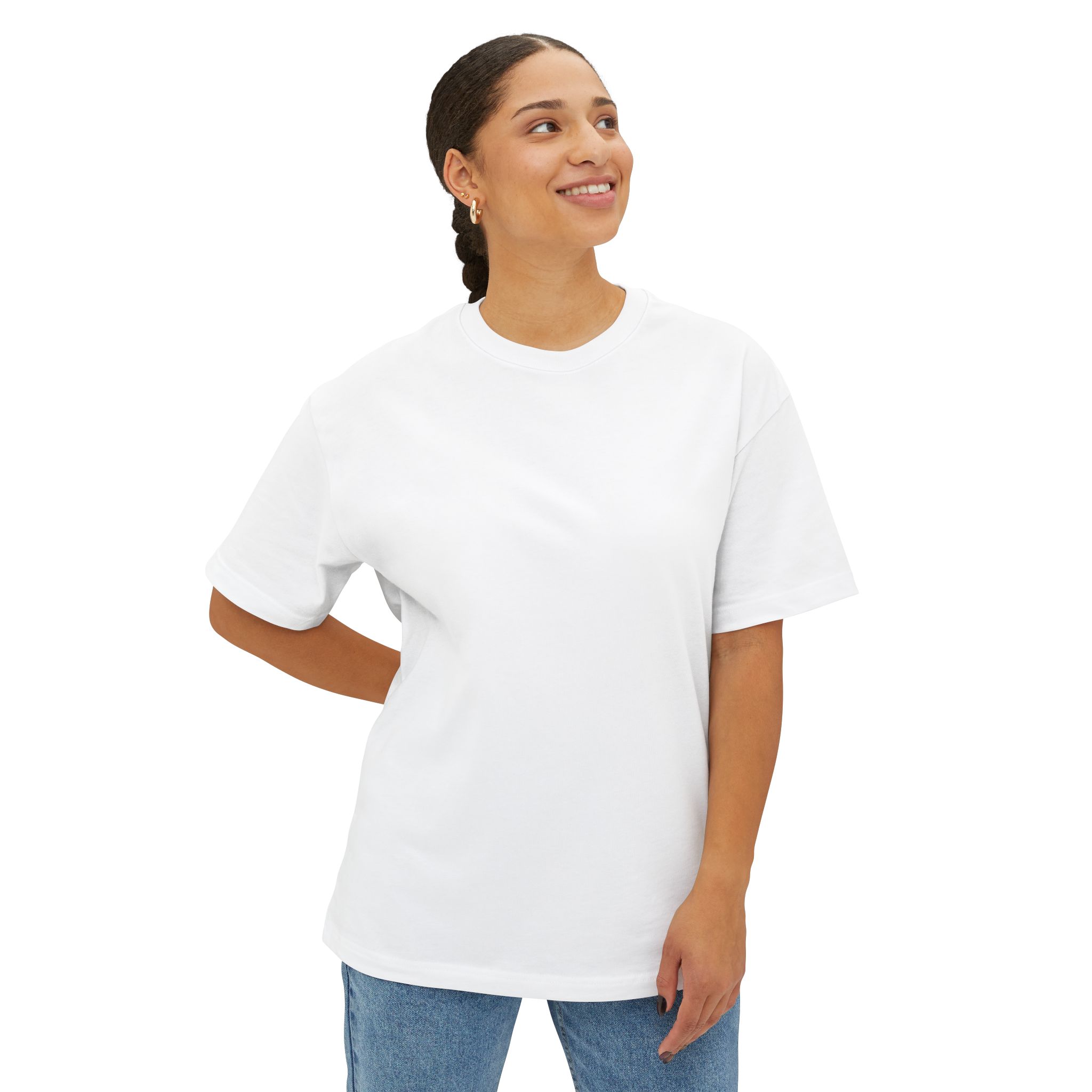 Rose Graphic Tee — Minimalist Monochrome Back Print - Image 3
