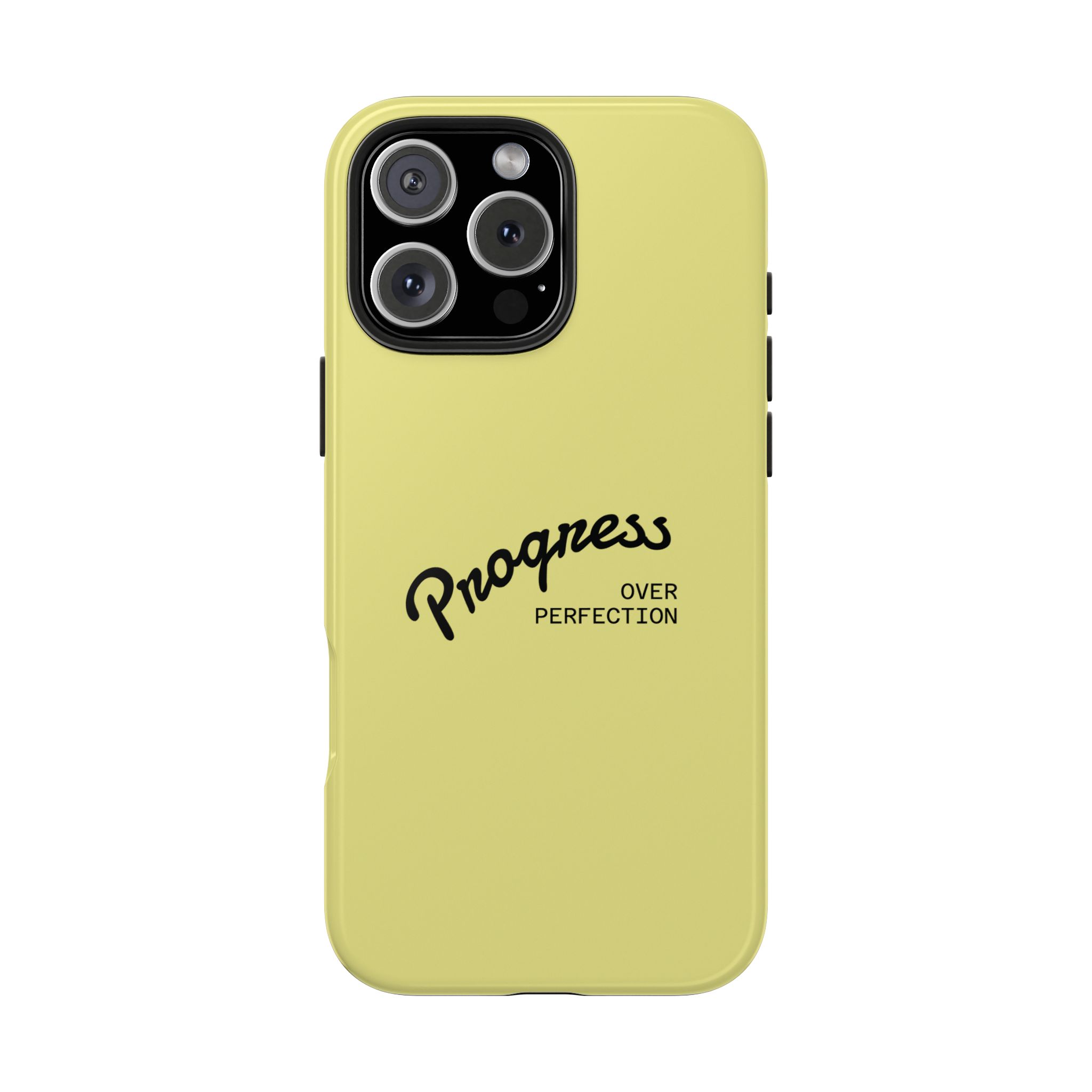 Progress Over Perfection Tough Phone Case — Motivational Protective iPhone Case