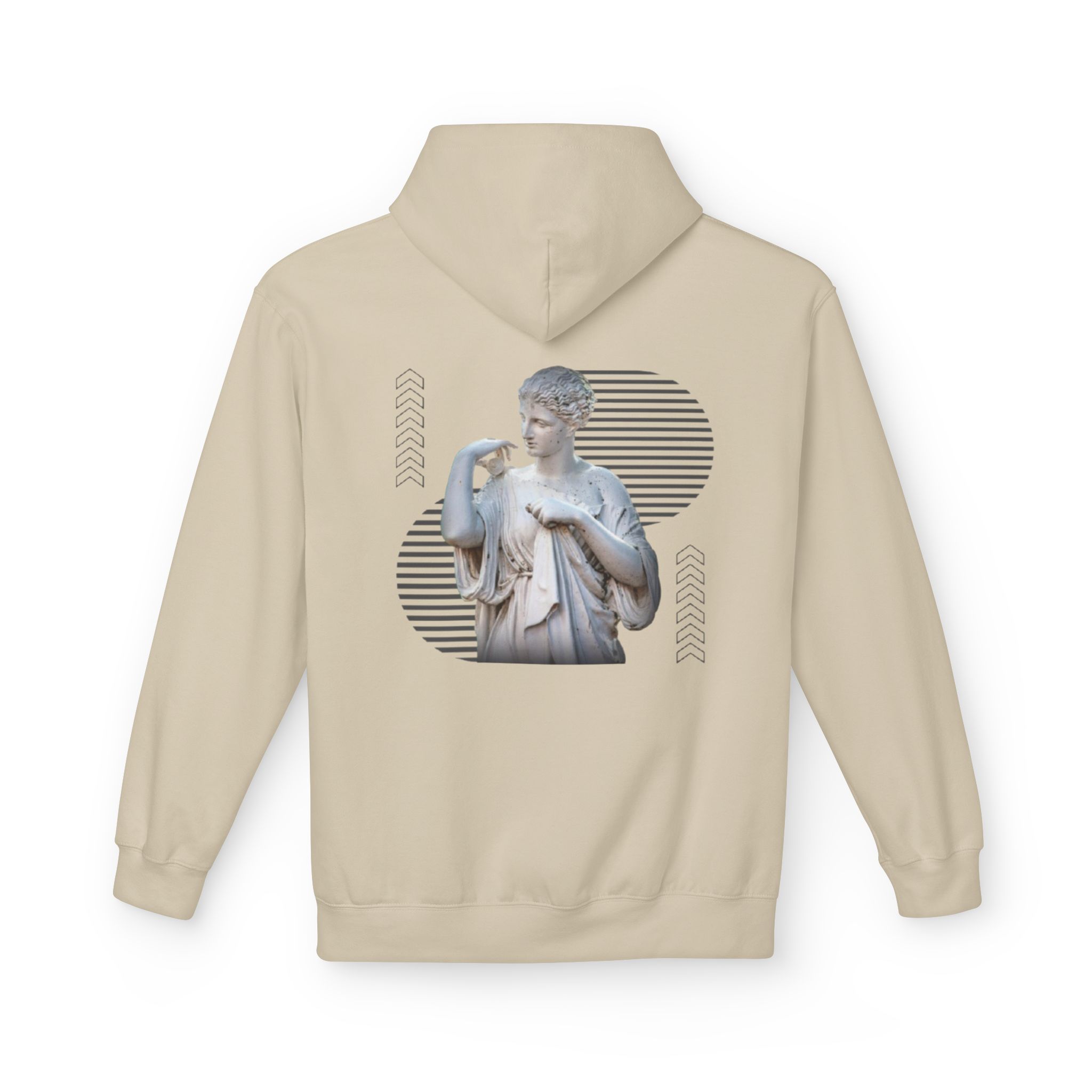 Hoodie — Classical Statue Vaporwave Graphic Hoodie - Image 6