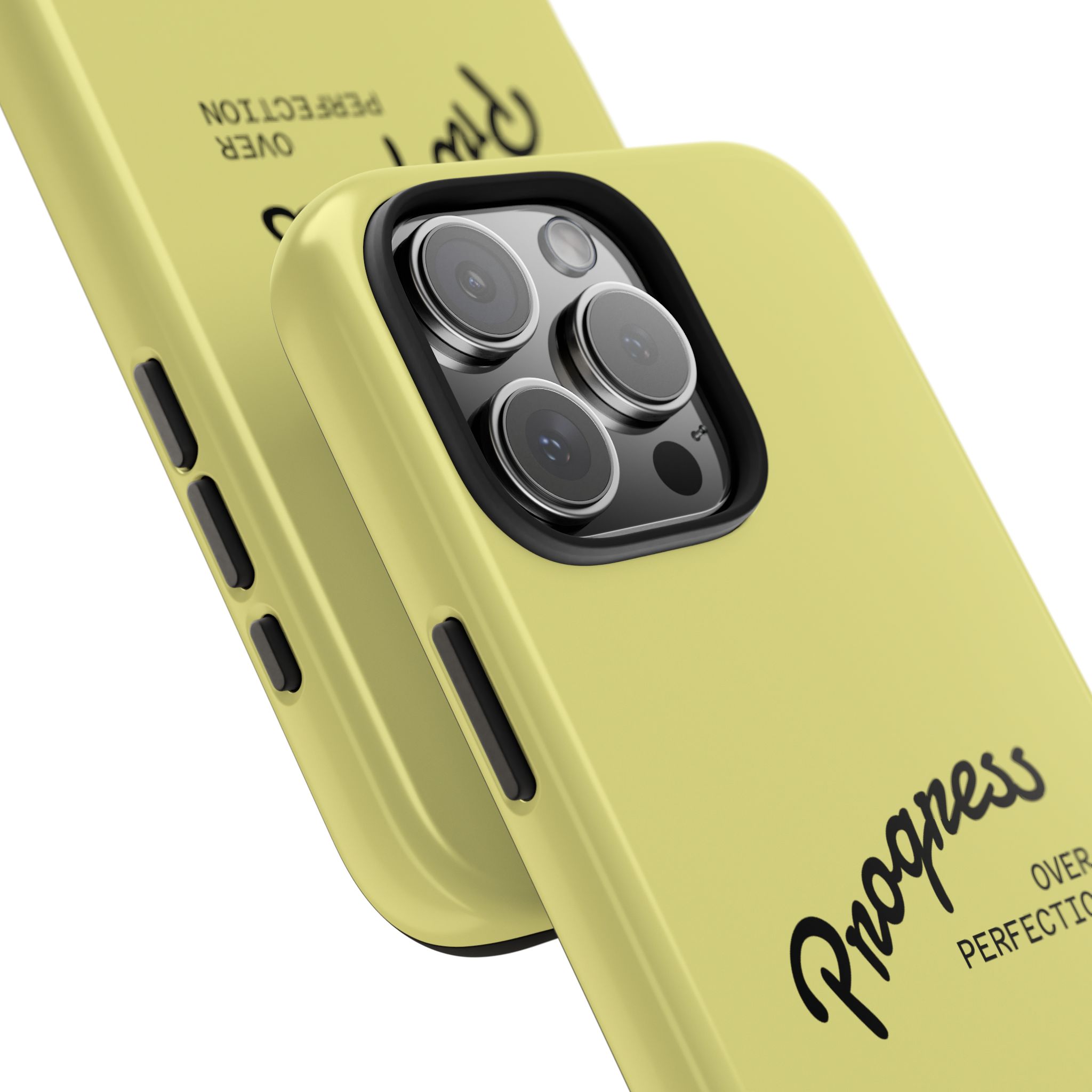 Progress Over Perfection Tough Phone Case — Motivational Protective iPhone Case - Image 2