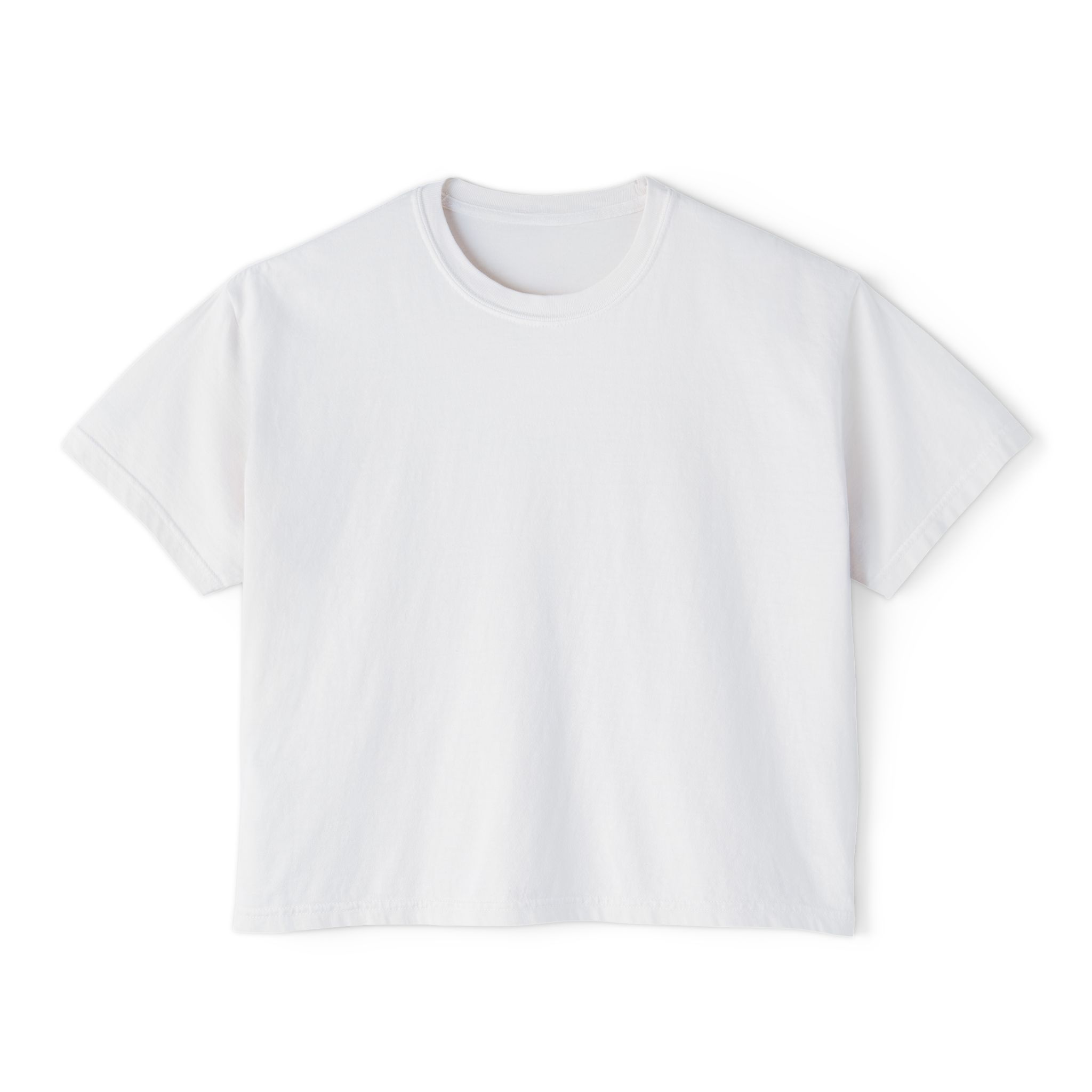 Memory Retro Boxy Tee – Vintage Photo Graphic Women's Crop Shirt - Image 2