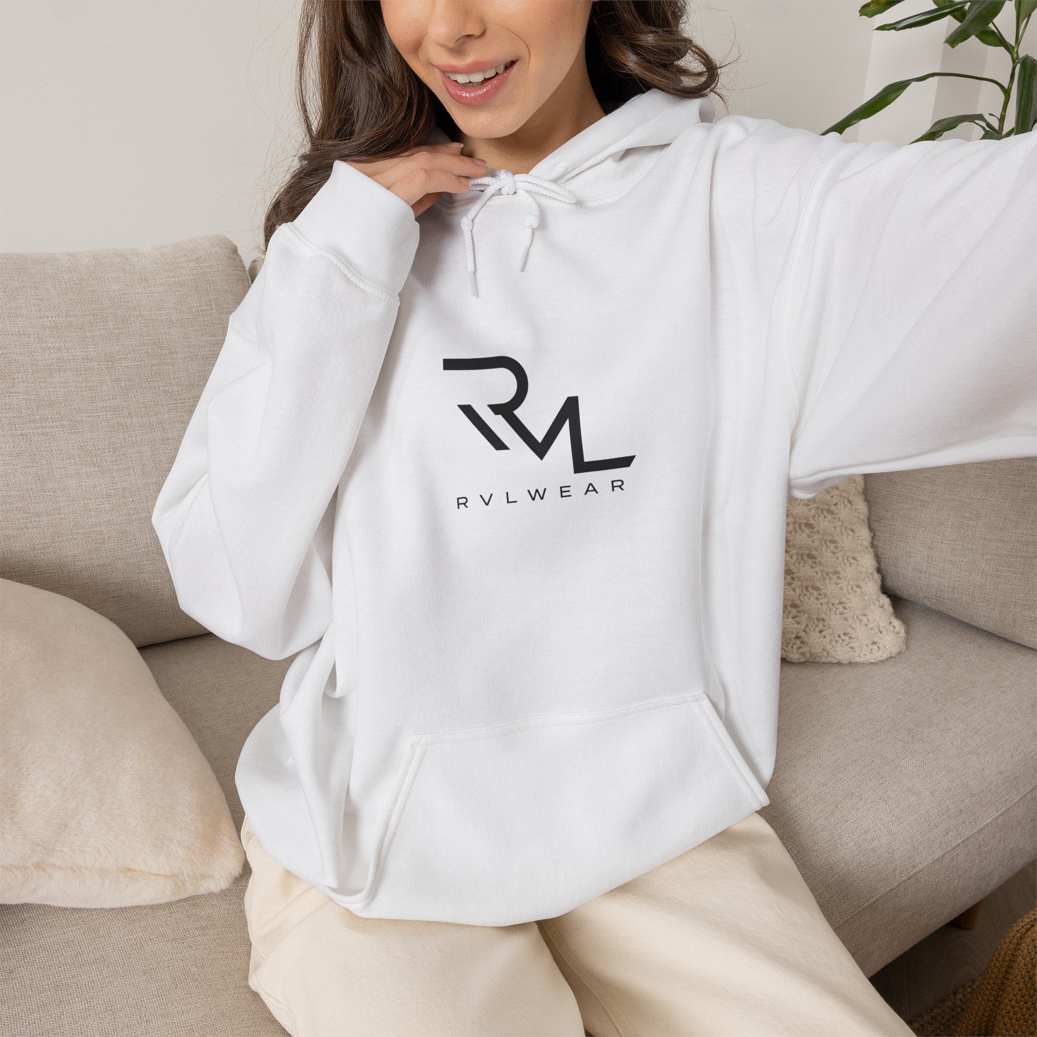 Hoodie — Minimalist 'Purpose' Logo Hooded Sweatshirt - Image 5