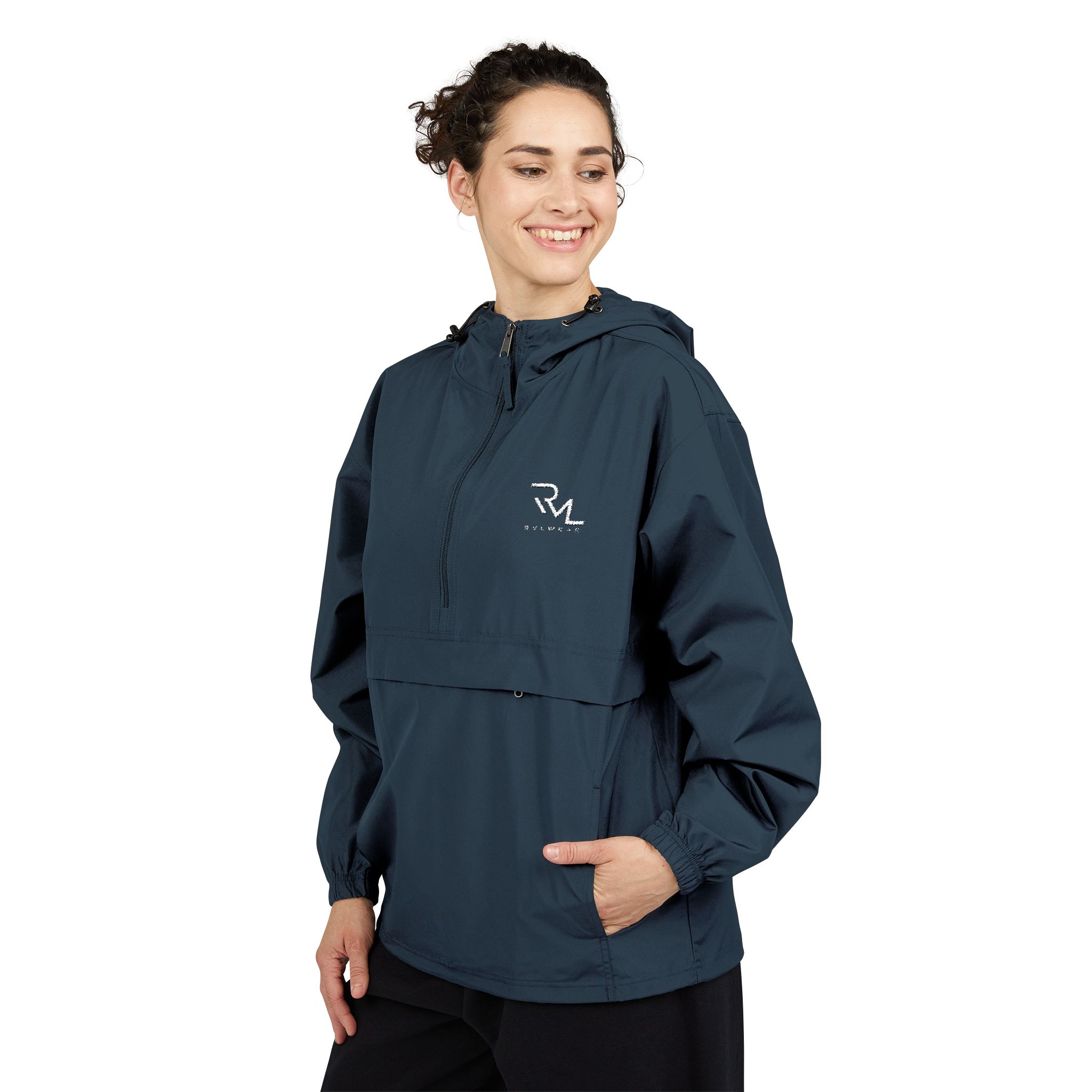 Packable Champion Anorak Jacket — Black Lightweight Windbreaker - Image 17