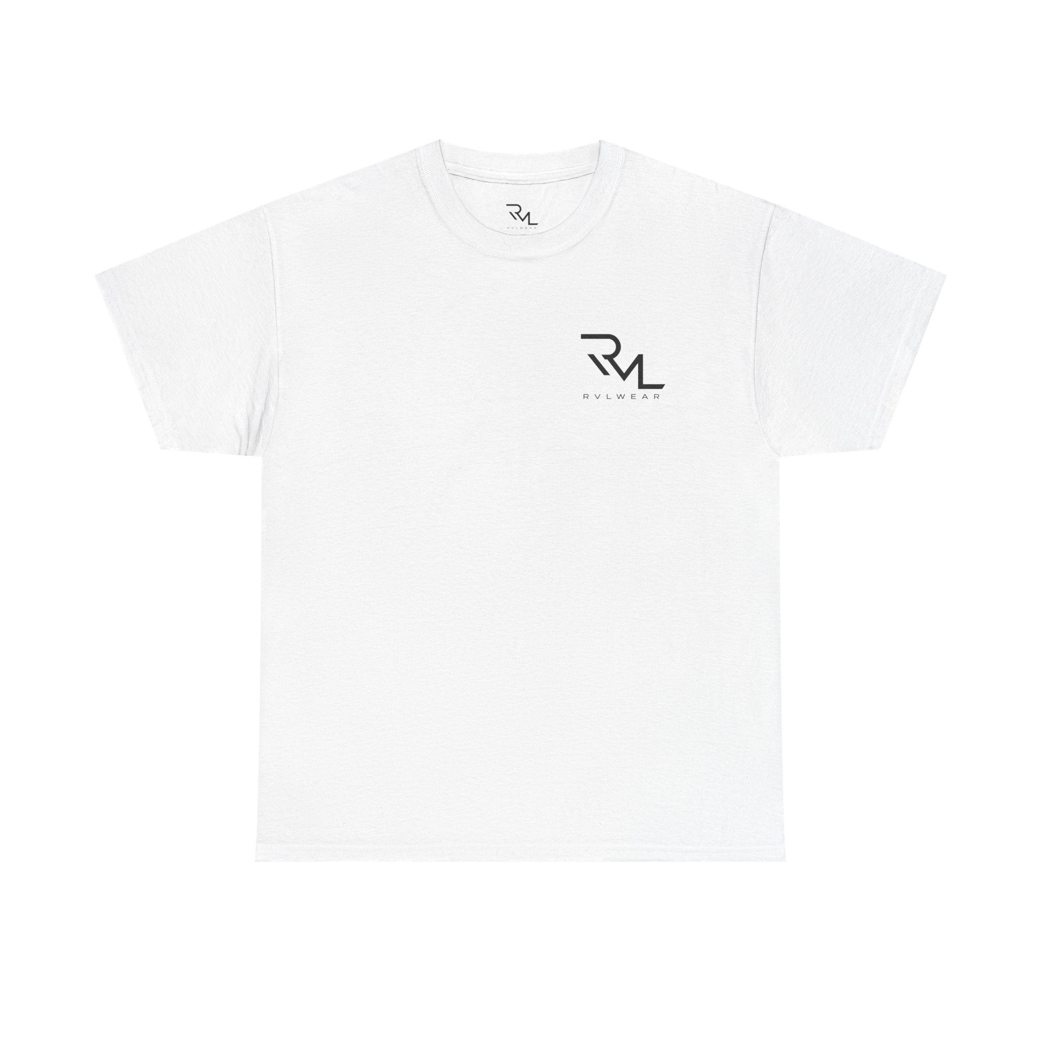 Minimal Logo Tee — RVL Chest Print Cotton T-Shirt - Image 5