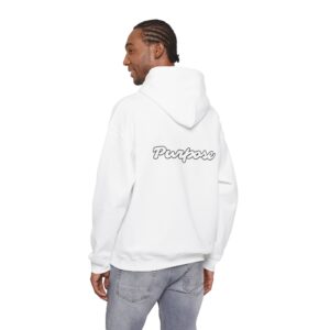 Hoodie — Minimalist 'Purpose' Logo Hooded Sweatshirt