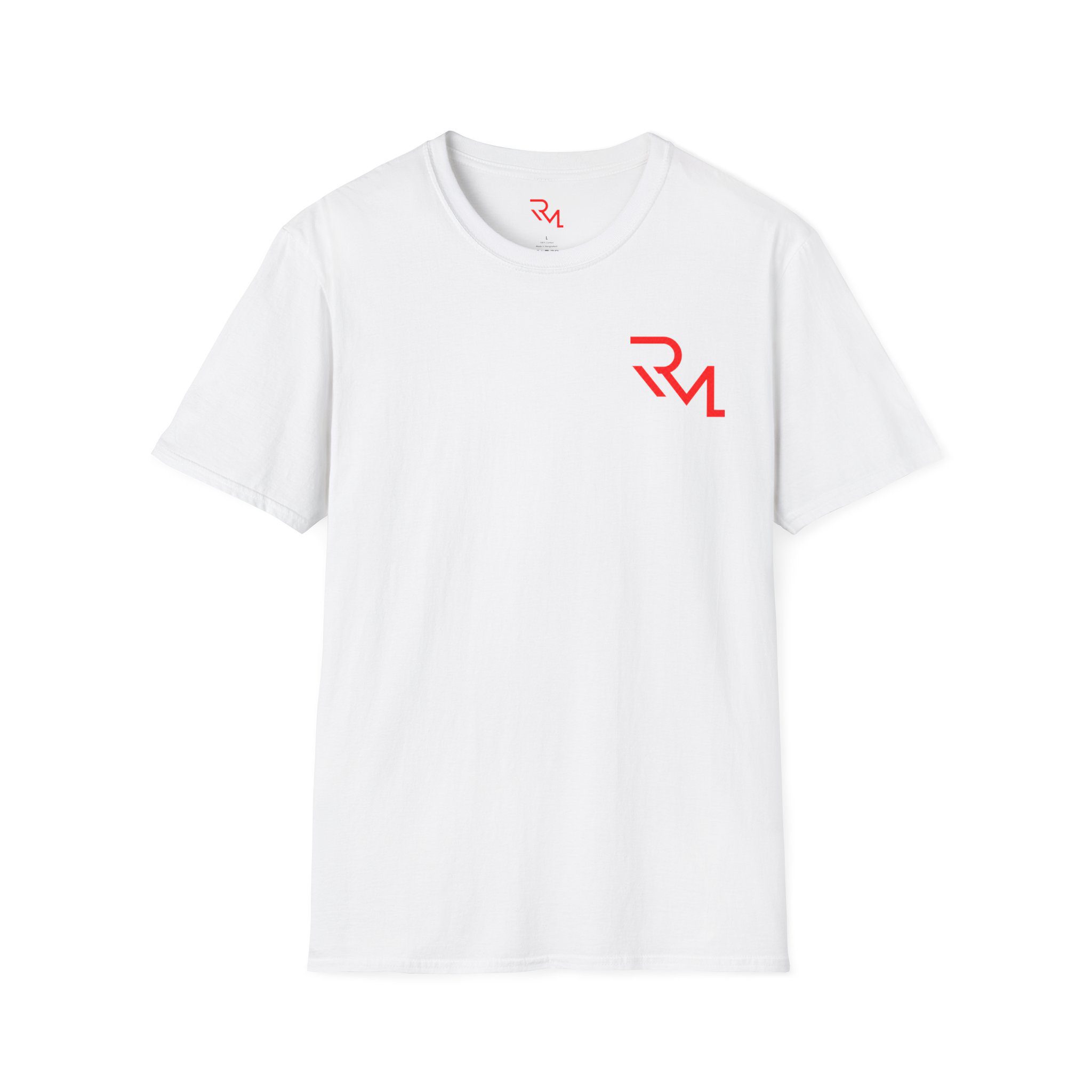Minimalist RVL Logo T-Shirt — Casual White Crewneck for Everyday Wear - Image 4