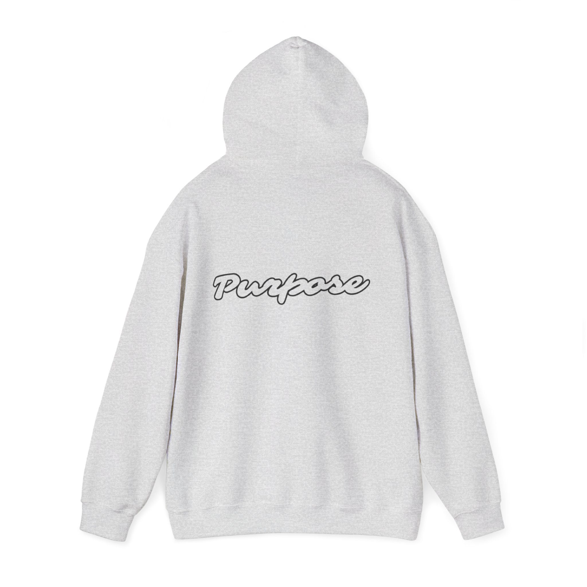 Hoodie — Minimalist 'Purpose' Logo Hooded Sweatshirt - Image 8