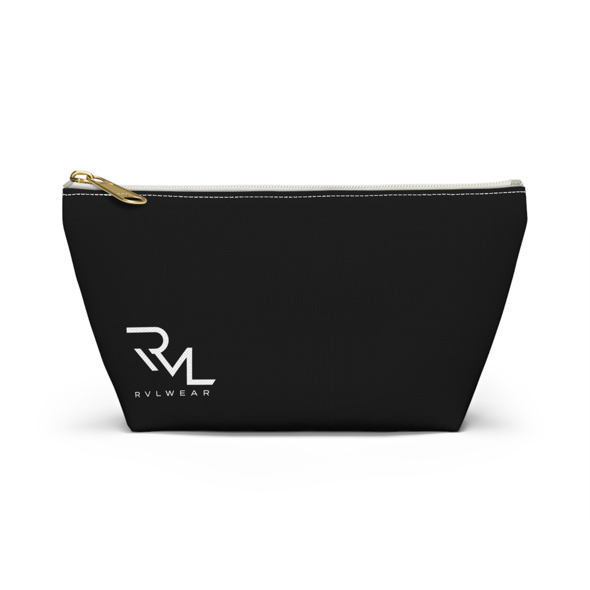 Black Logo Accessory Pouch — T-Bottom Cosmetic Bag - Image 7