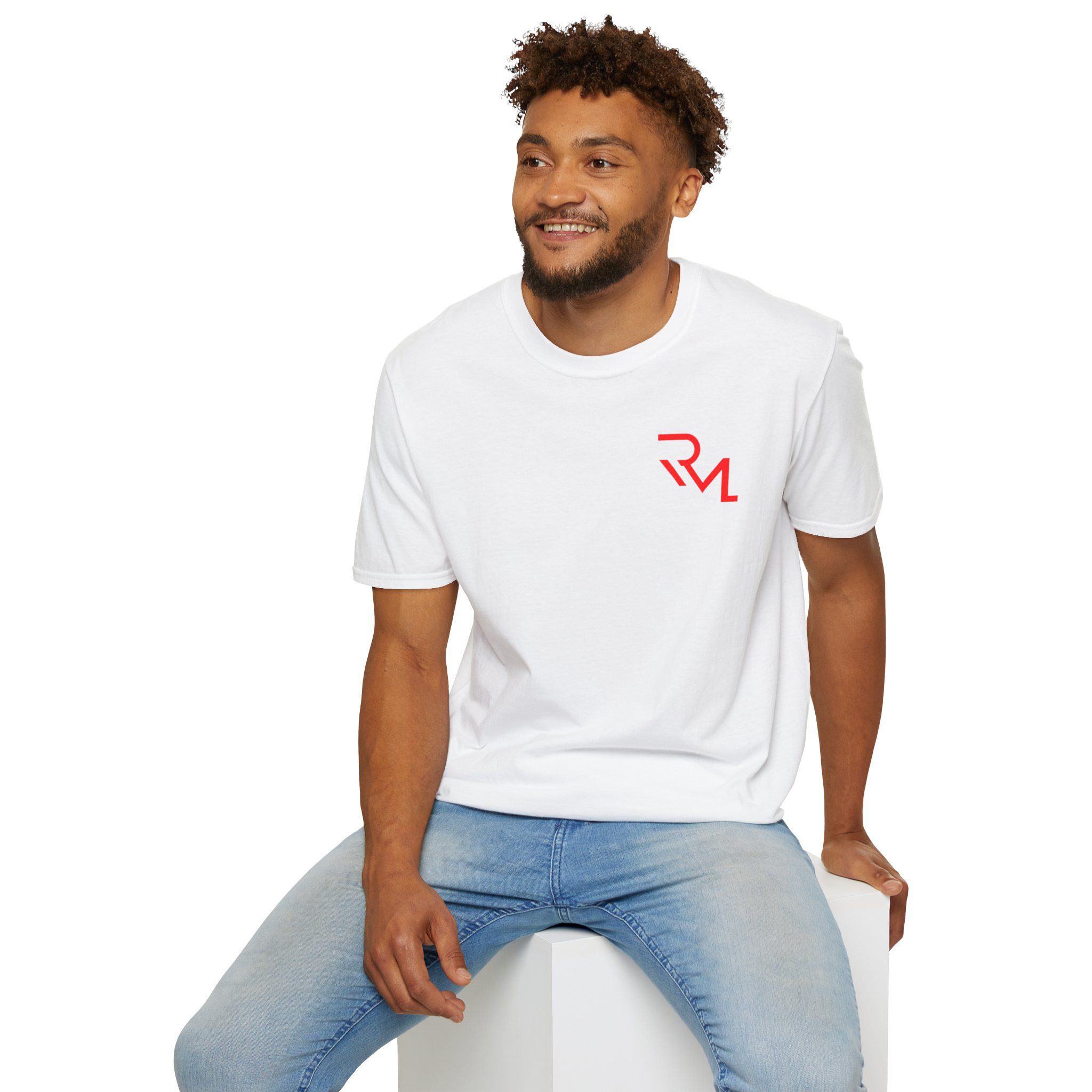 Minimalist RVL Logo T-Shirt — Casual White Crewneck for Everyday Wear - Image 6