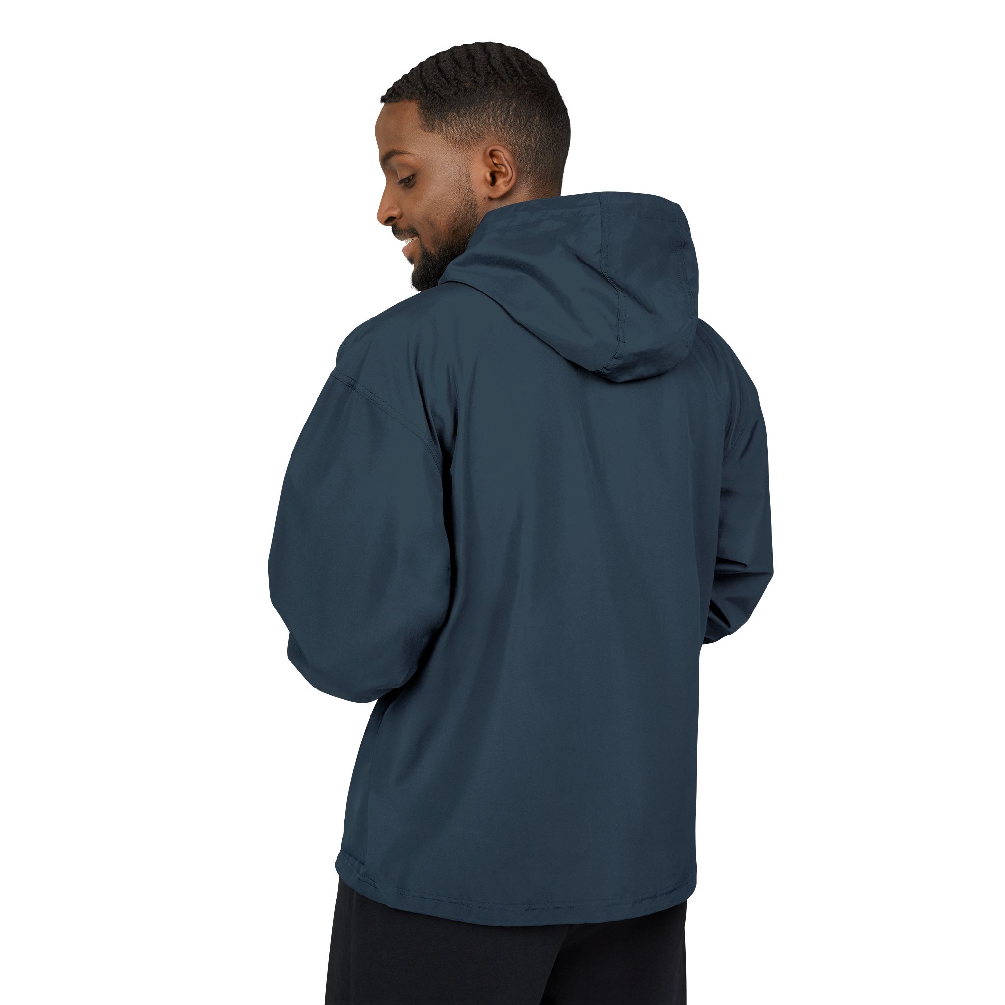 Packable Champion Anorak Jacket — Black Lightweight Windbreaker - Image 16