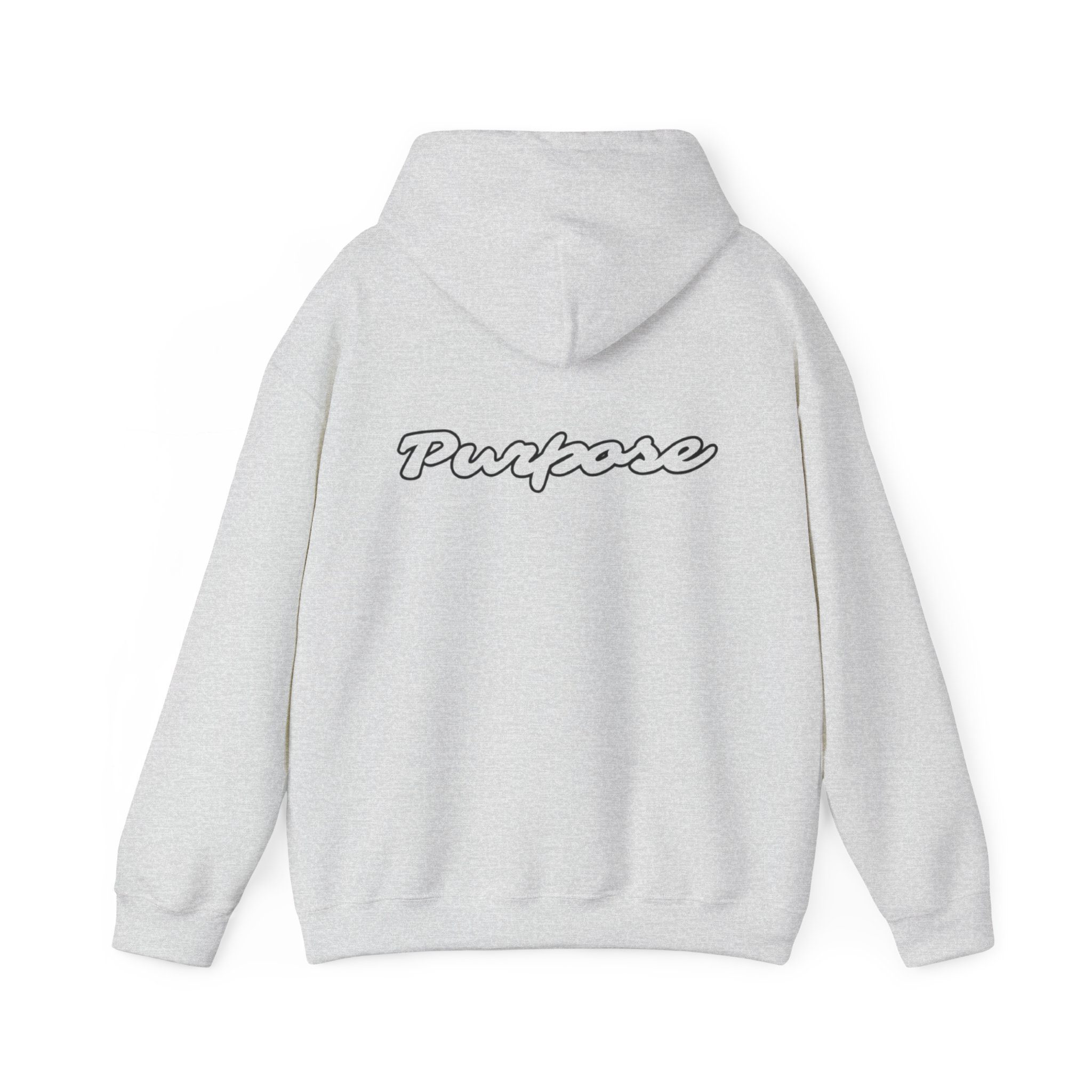 Hoodie — Minimalist 'Purpose' Logo Hooded Sweatshirt - Image 7