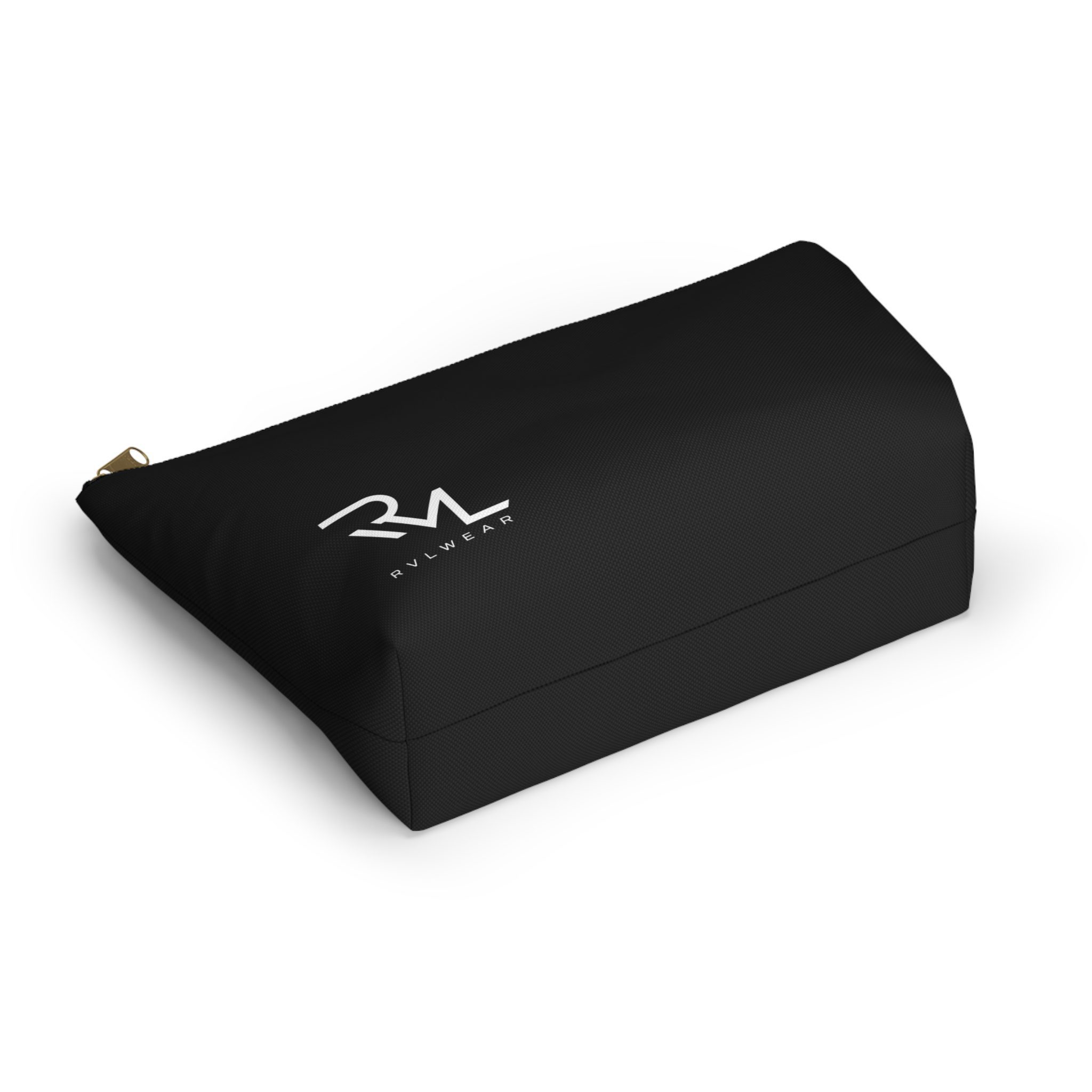 Black Logo Accessory Pouch — T-Bottom Cosmetic Bag - Image 2