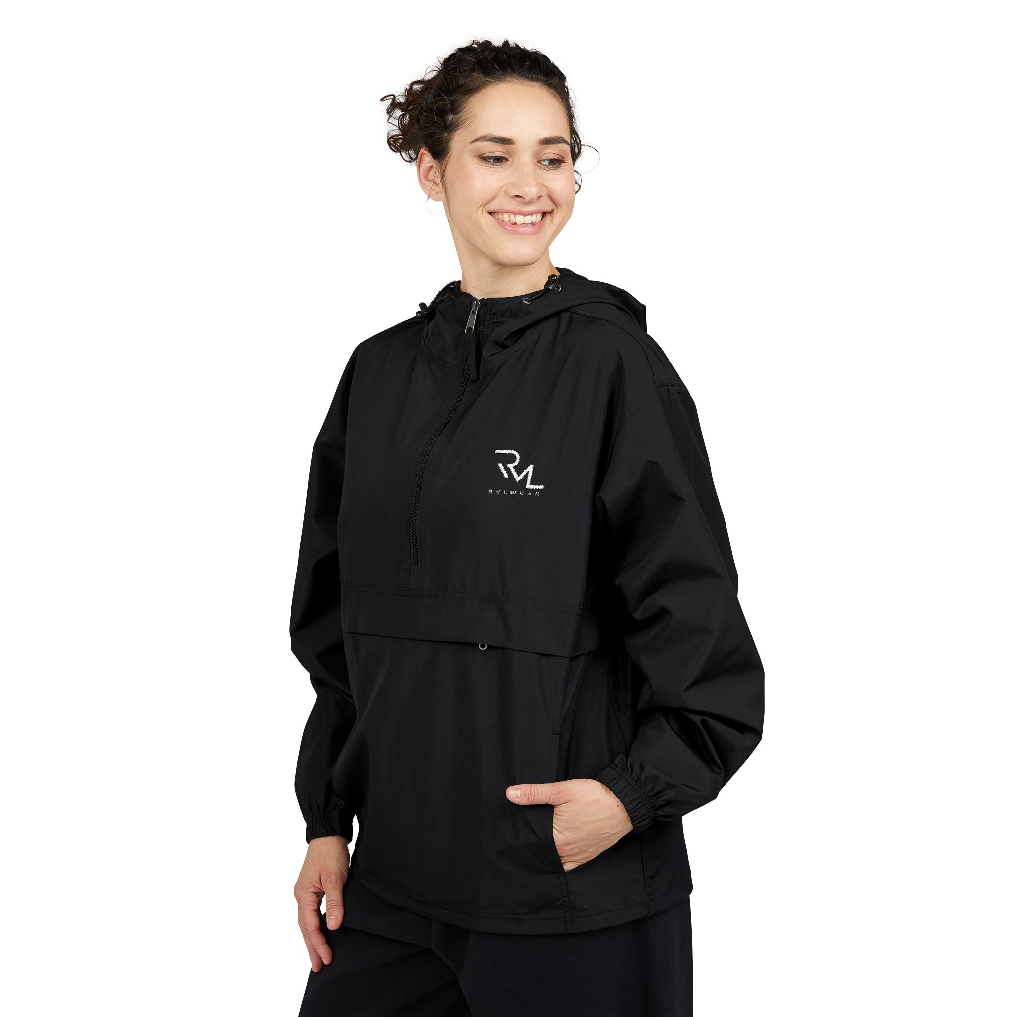 Packable Champion Anorak Jacket — Black Lightweight Windbreaker - Image 5