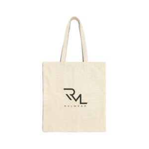 Canvas Tote Bag with Minimal RML Logo — Eco Cotton Market Tote