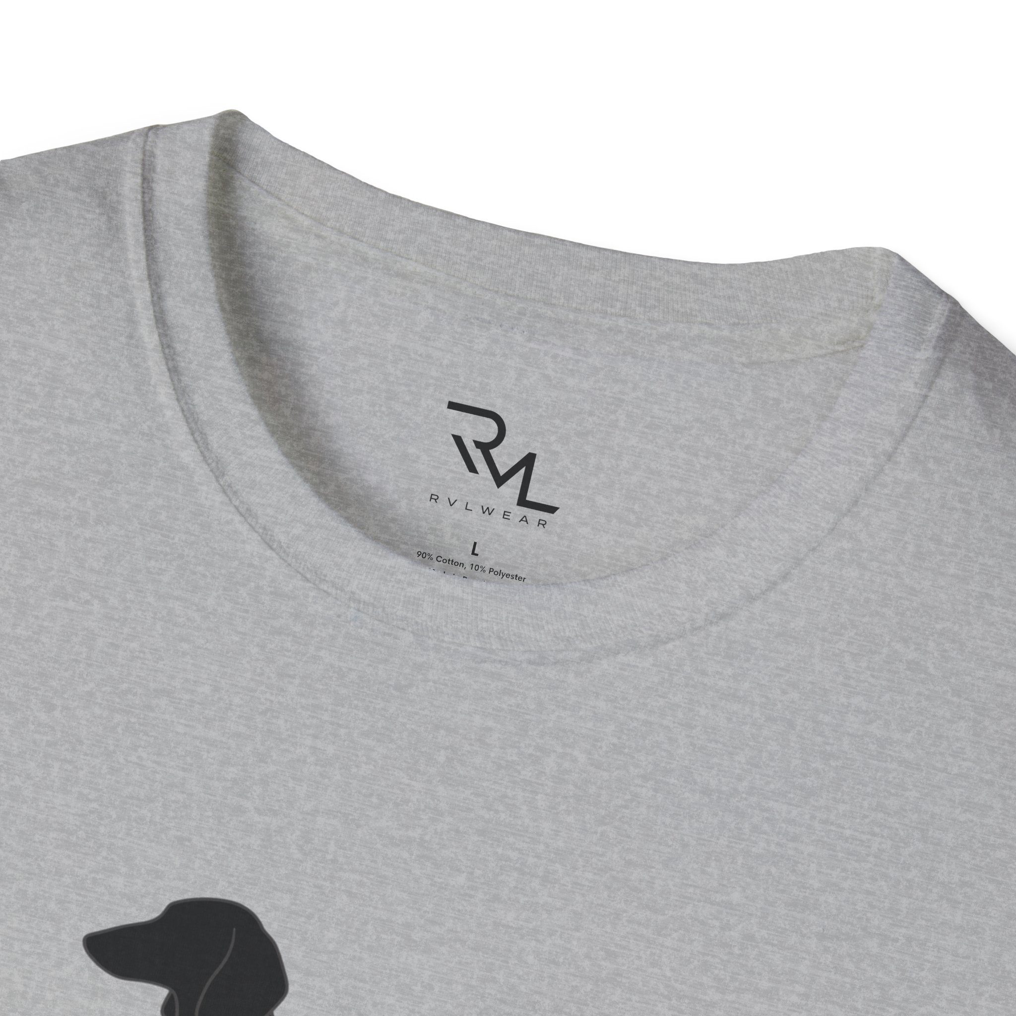Dachshund Silhouette T-Shirt – Minimalist Sausage Dog Tee - Image 8