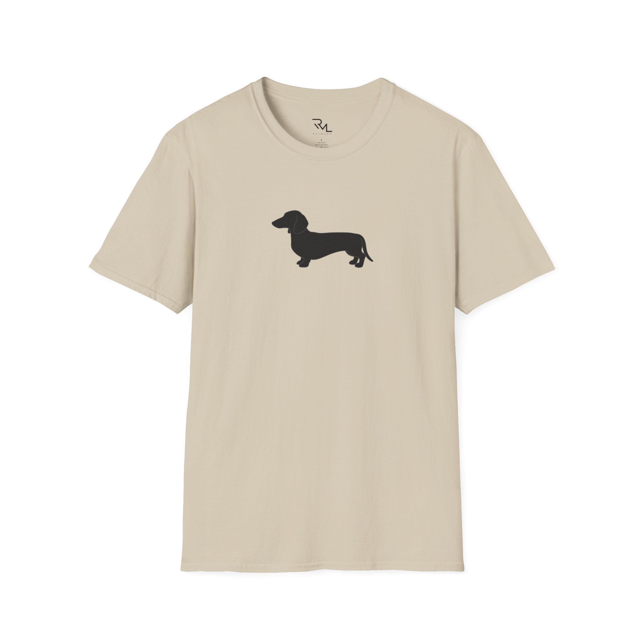 Dachshund Silhouette T-Shirt – Minimalist Sausage Dog Tee - Image 11