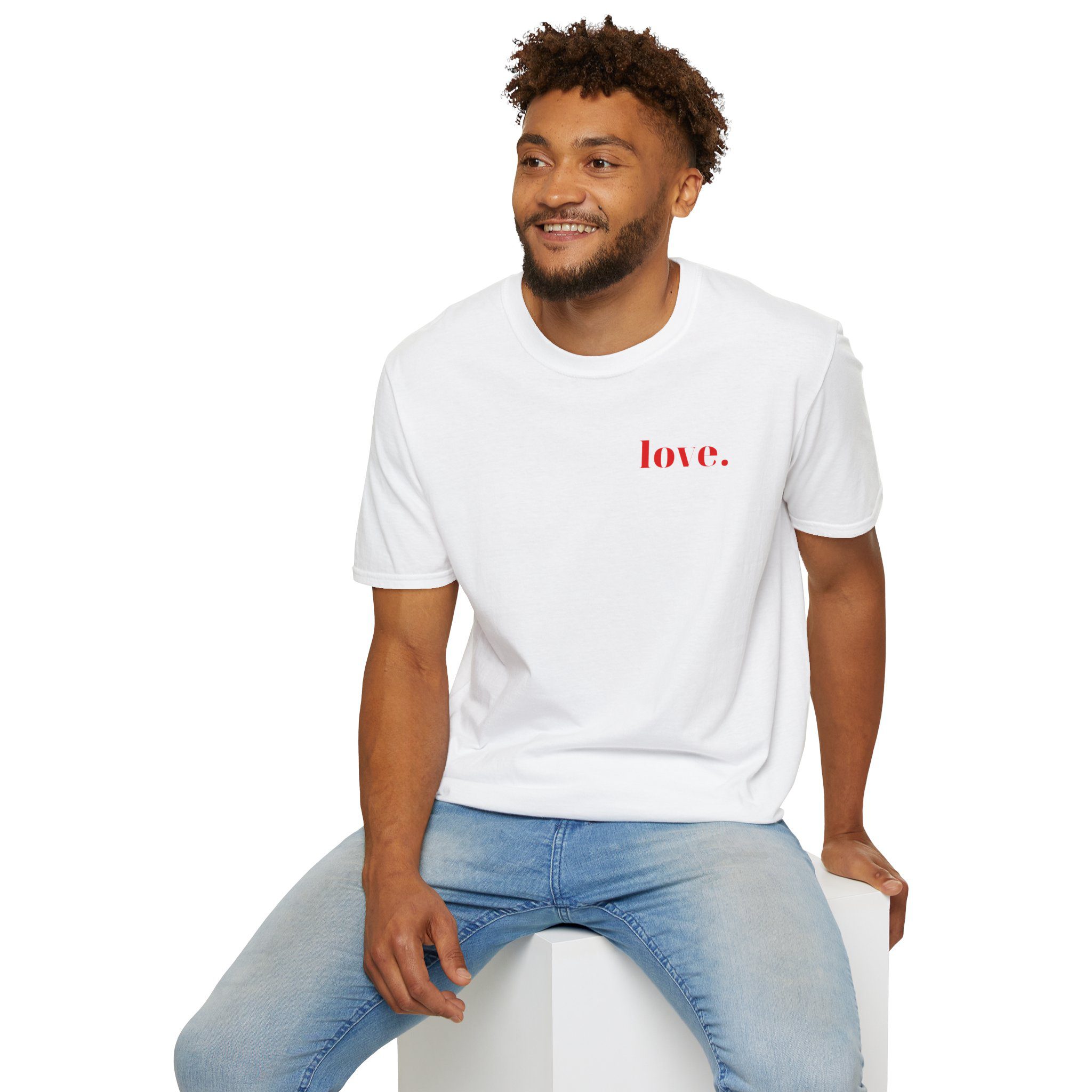 Love. Minimalist Tee — Casual Chest-Logo T-Shirt - Image 5
