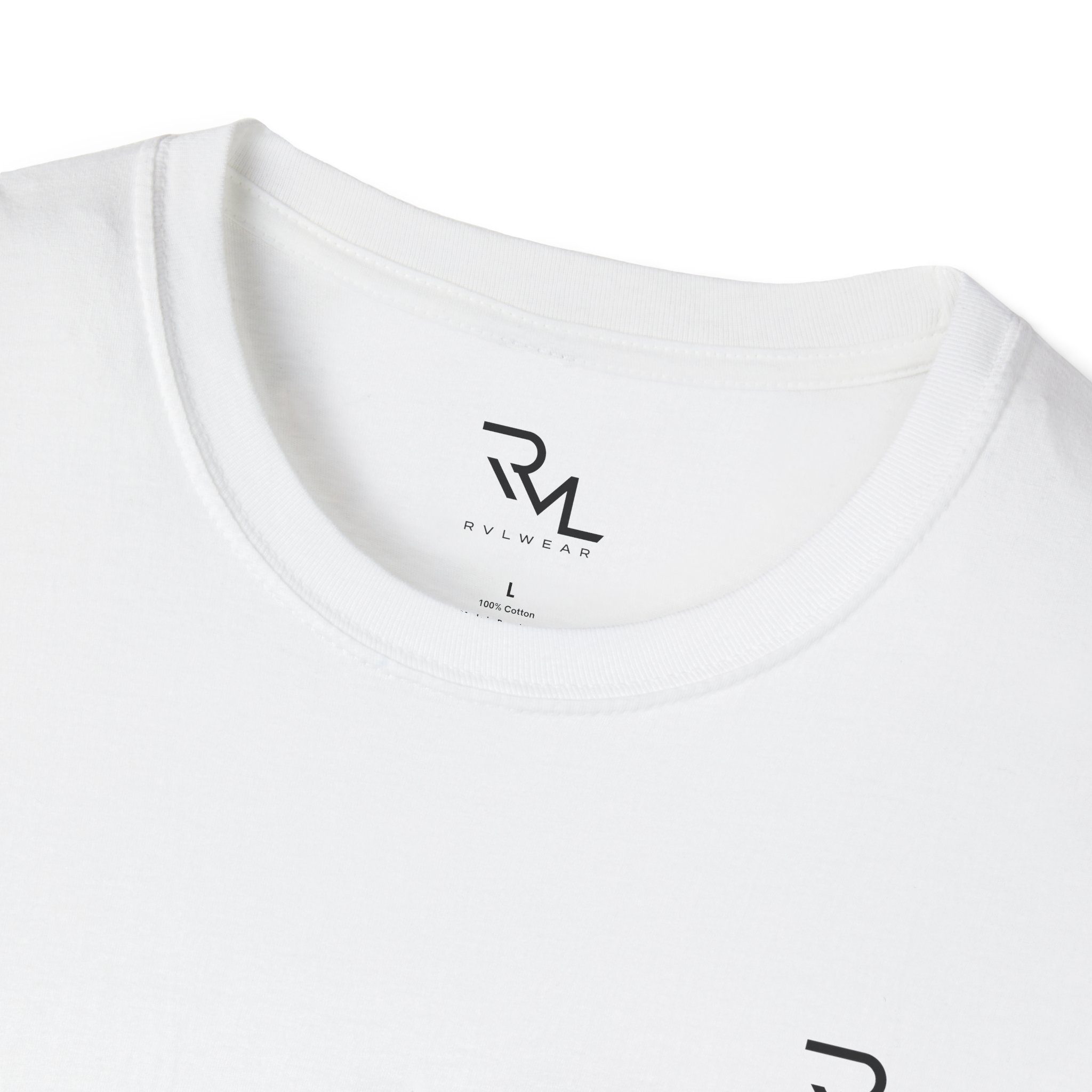 Minimal Logo T‑Shirt — Small Chest RVL Graphic, Casual Everyday Tee - Image 3