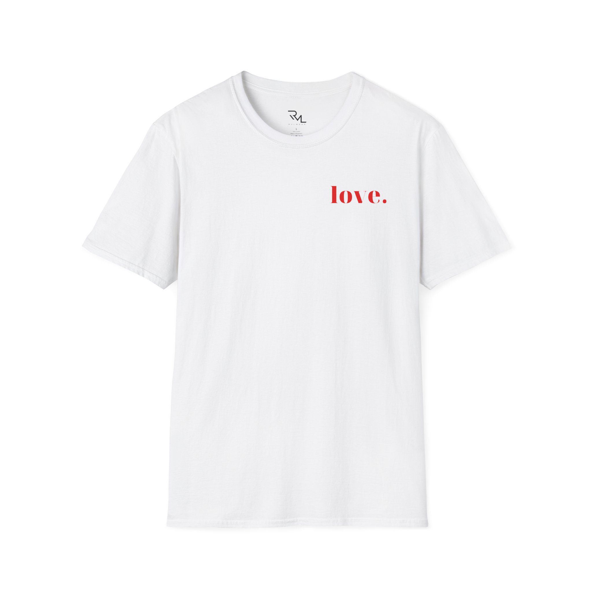 Love. Minimalist Tee — Casual Chest-Logo T-Shirt