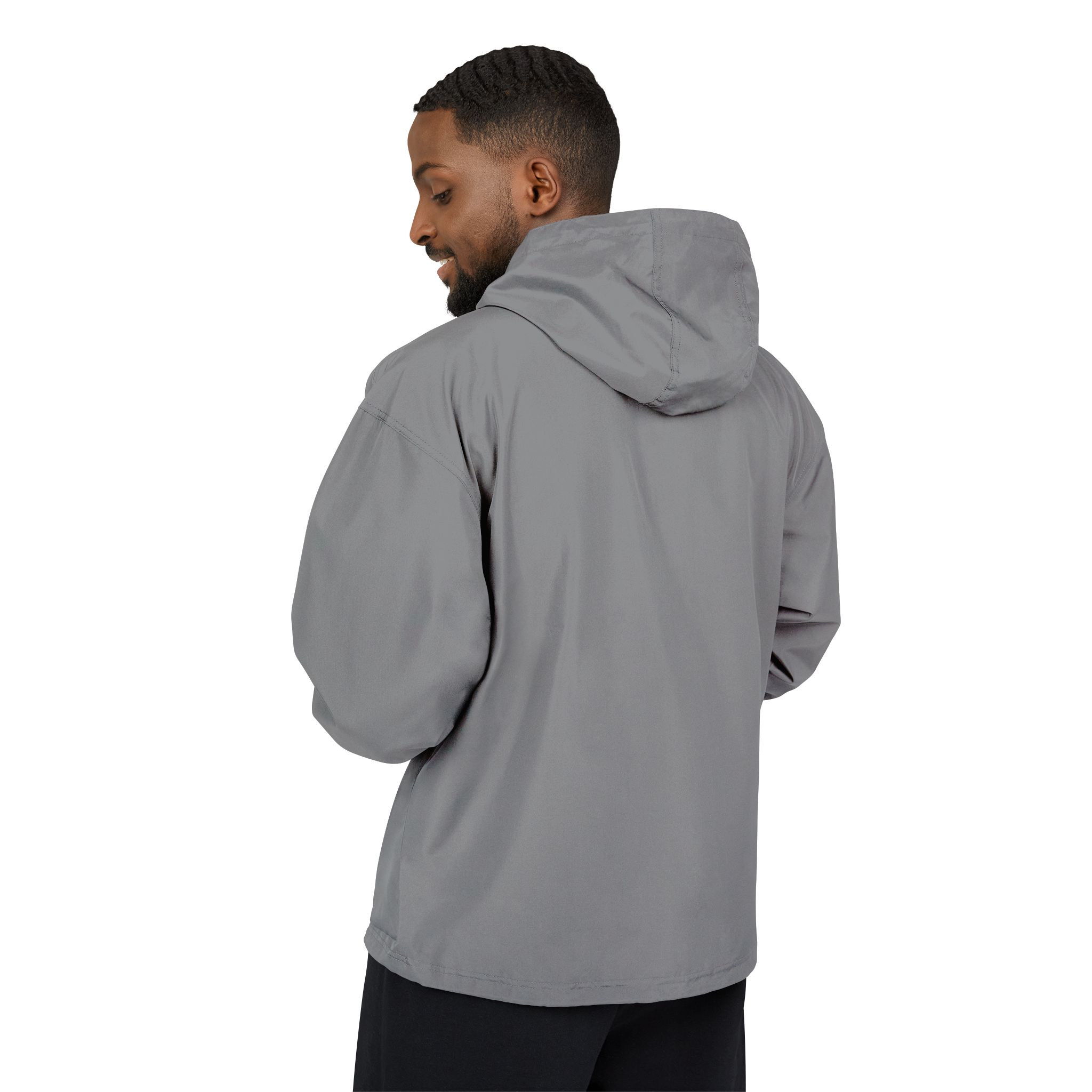 Packable Champion Anorak Jacket — Black Lightweight Windbreaker - Image 10