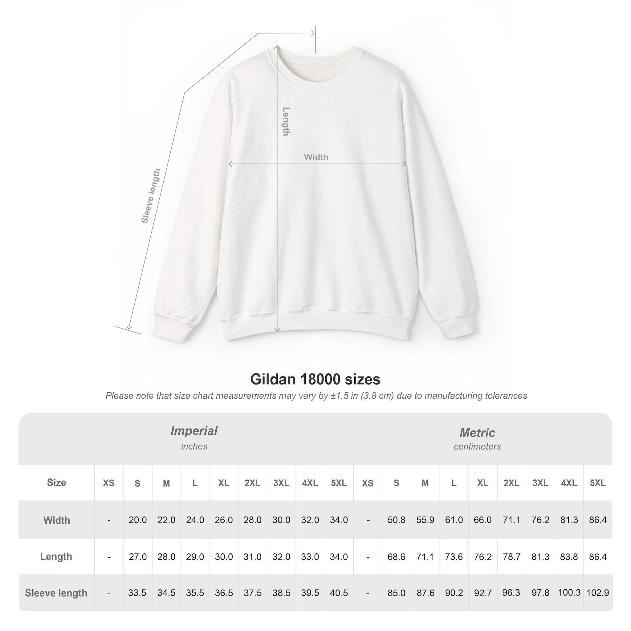RVL Apparel Co. Crewneck Sweatshirt — Minimal Logo White Pullover - Image 5