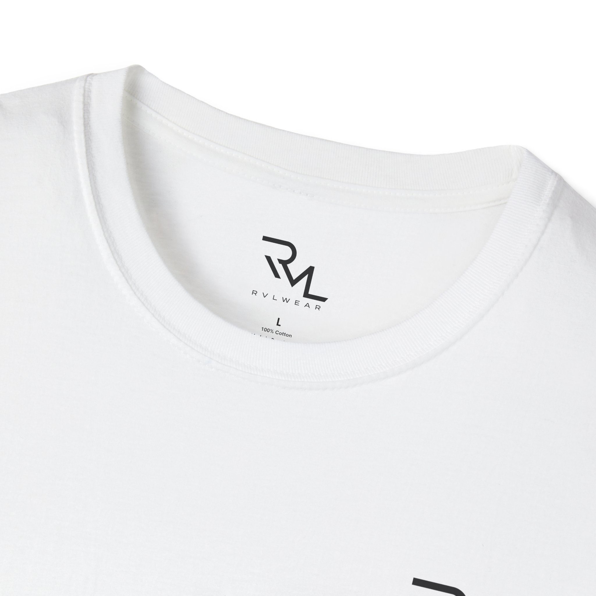 Minimal Logo T-Shirt — RVL Chest Print, Casual Everyday Tee - Image 3