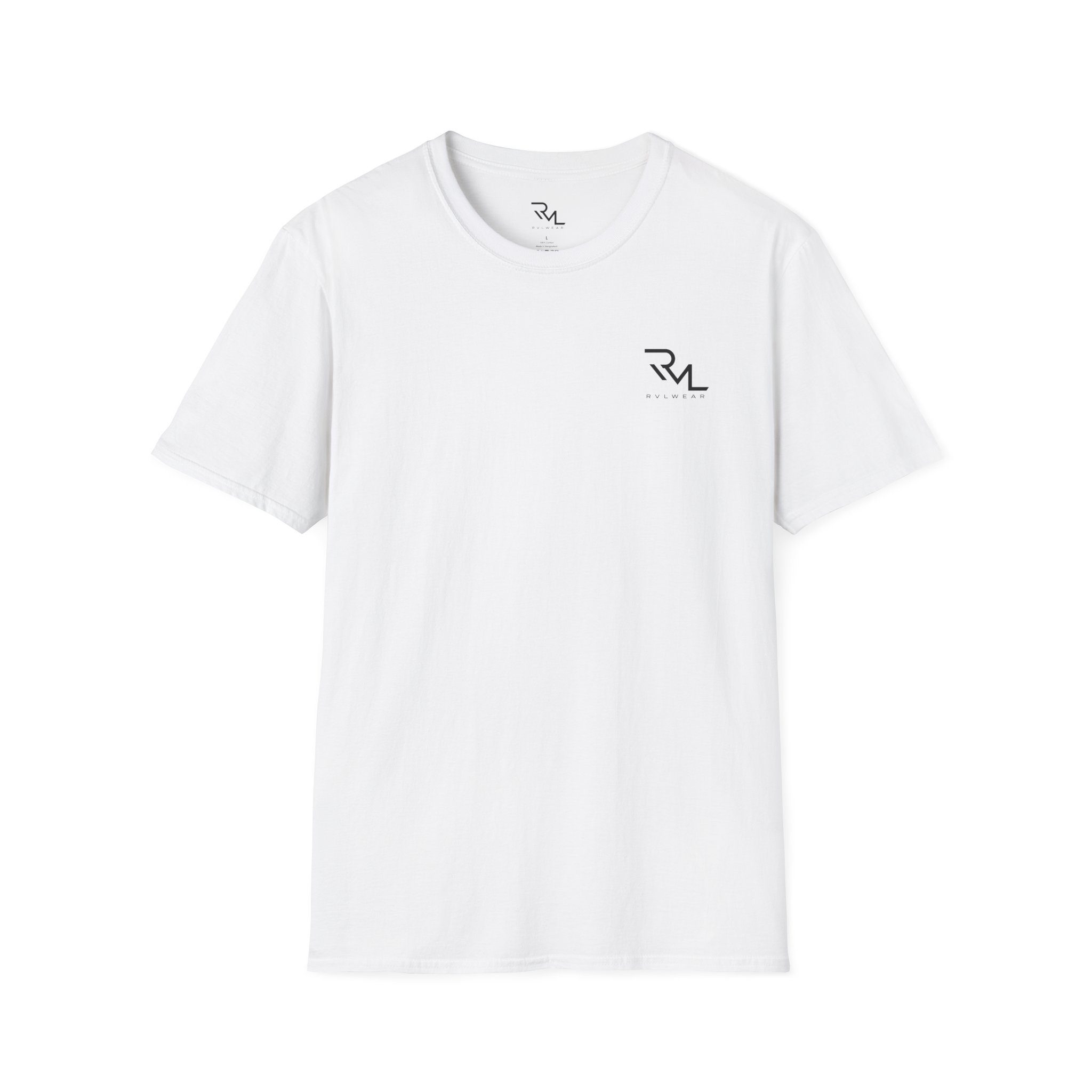 Minimal Logo T-Shirt — RVL Chest Print, Casual Everyday Tee - Image 4